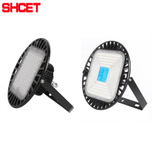 SMD Highbay Light 100W 150W 200W IP65 LED UFO Warehouse Lamp 2500K 3500K 4500K 6500K ROHS BIS Certificate From SHCET